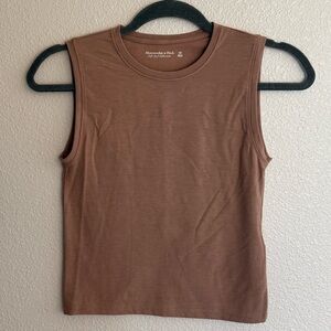 Abercrombie & Fitch Brown Muscle Tee